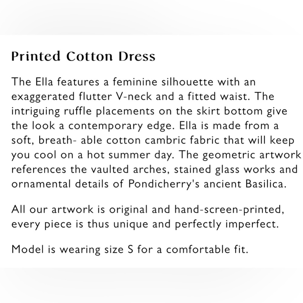 Beyond by Vera printed cotton dress - Picture 4 of 5